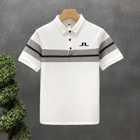 2022 new mens golf shirts summer quick drying comfortable breathable polo t shirt golf clothing short sleeve top man golf wear
