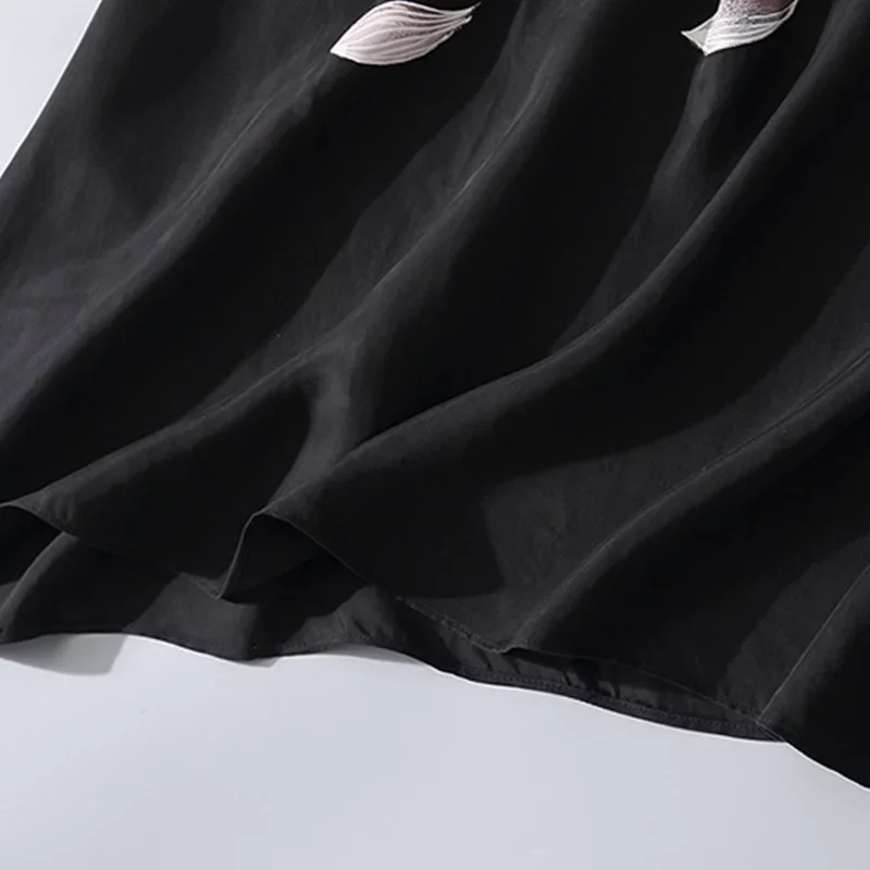 Женское винтажное китайское платье черное элегантное Ципао вьетнамское