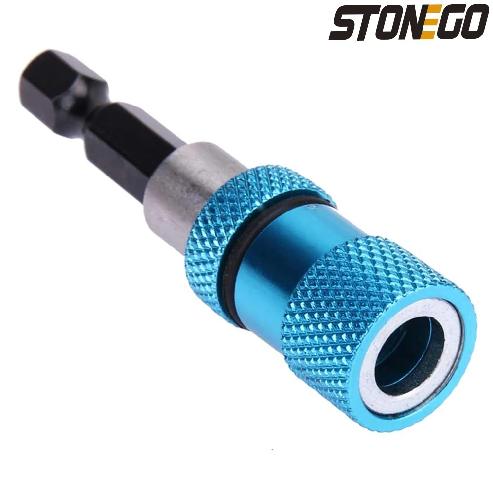 

STONEGO 1PC/3PCS 1/4inch Hex Shank Electric Drill Magnetic Screwdriver Bit Holder Adjustable Extension Bar