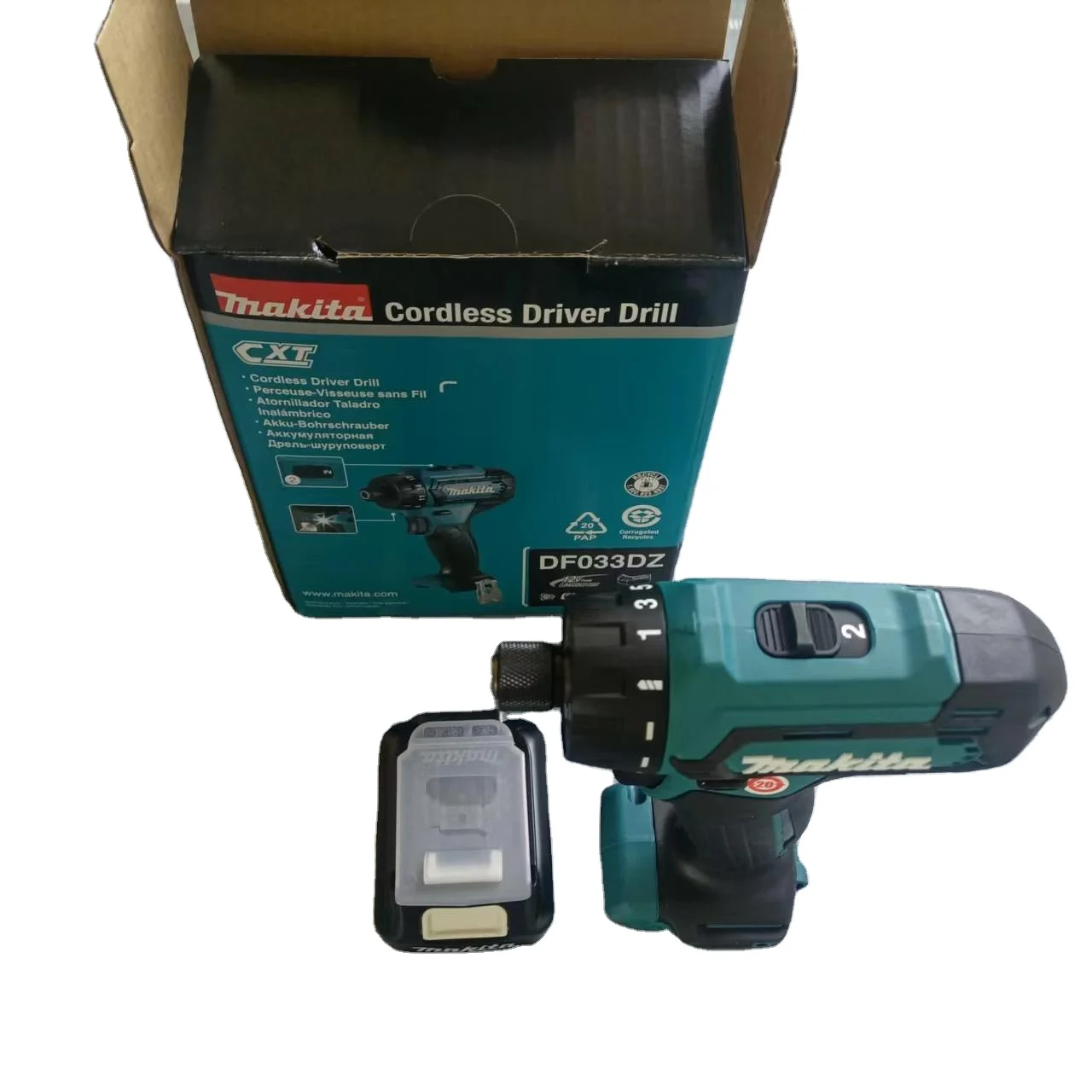 

Makita Max 12V The lithium battery model DF333D DF033D cordless driver drill