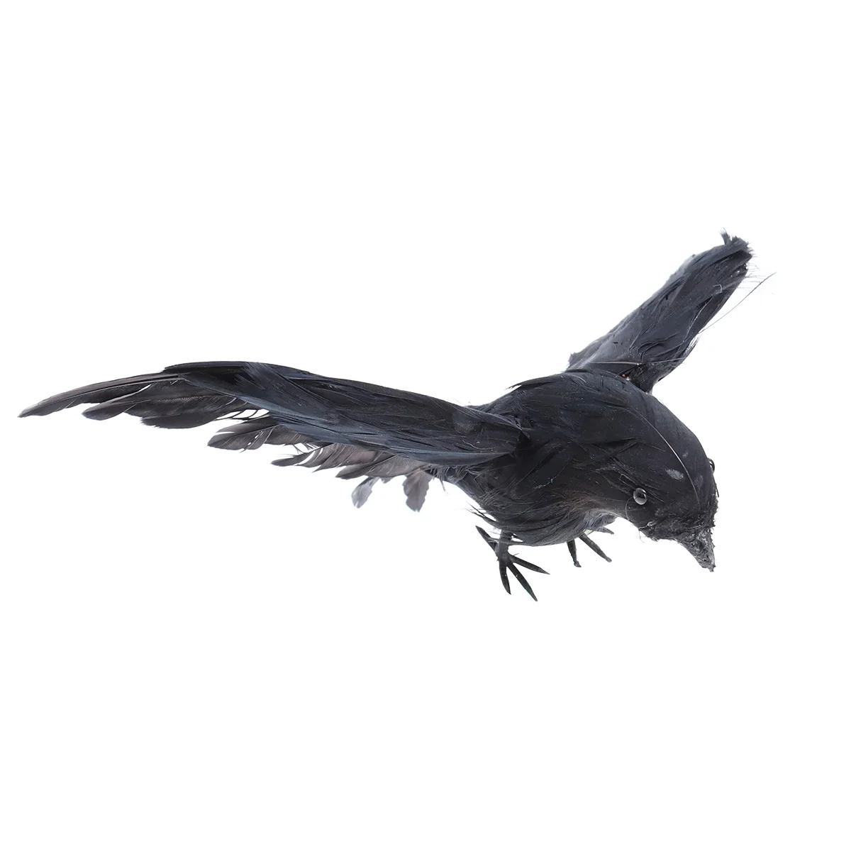 

Halloween Artificial Birds Crows Black Decor Crow Bird Fake Bonsai Feathered Décor Realistic Shoulder Ravens Prop Decorative