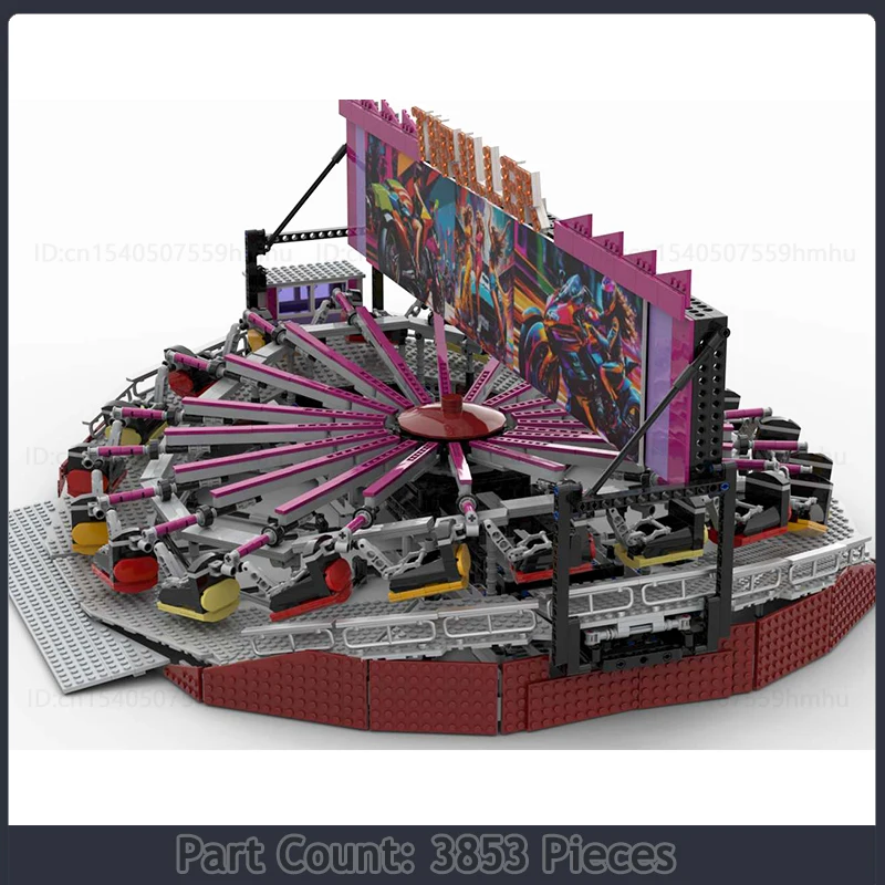 Модуль GBC Matterhorn Fairground Ride модель MOC строительные блоки мотор машина кирпич Сборка