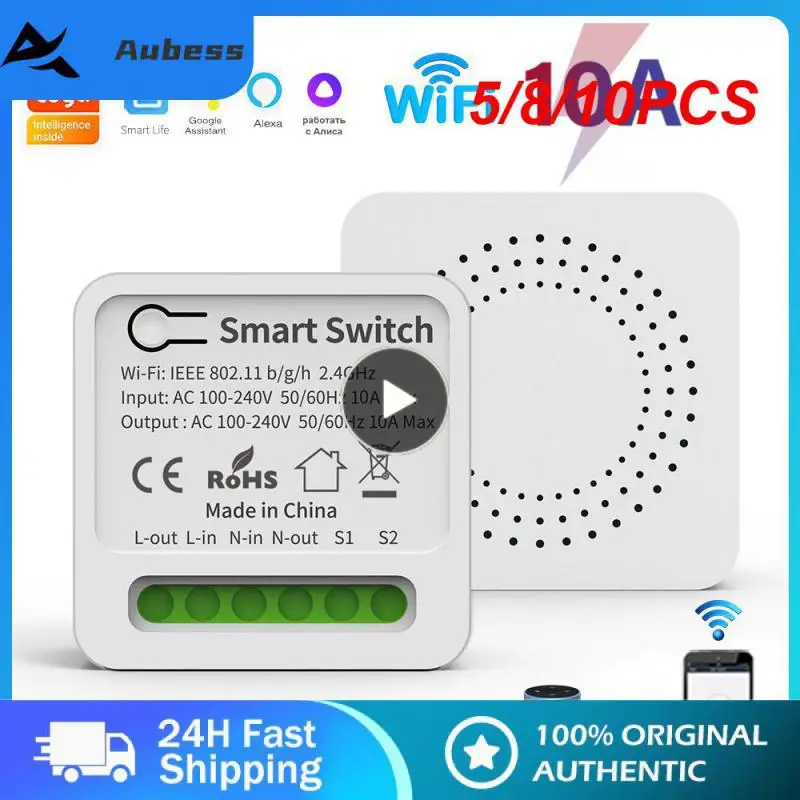5/8/10 шт., беспроводные переключатели с 2-сторонним управлением, 10 А, 16 А