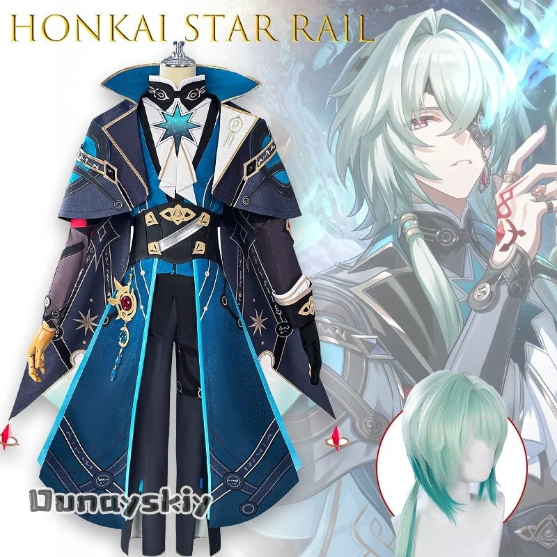 Фото Костюм для косплея AHonkai Star Rail Anaxagoras {Kisekiya} Мудрец завышенной аниме-игры, наряд для косплея Amphoreus Hallowen ‌ №1