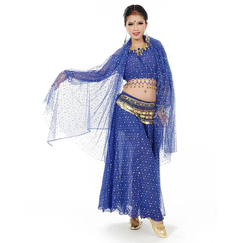 Комплект для взрослых арабского танца живота Восточный жасмин костюм косплея на
