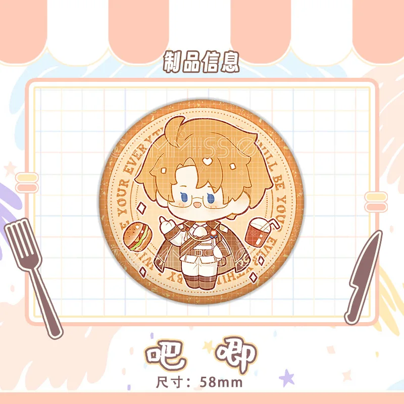 Аниме Hetalia: Axis Powers Рисунок Feliciano Vargas Toris Laurinaitis Косплей Милый металлический значок