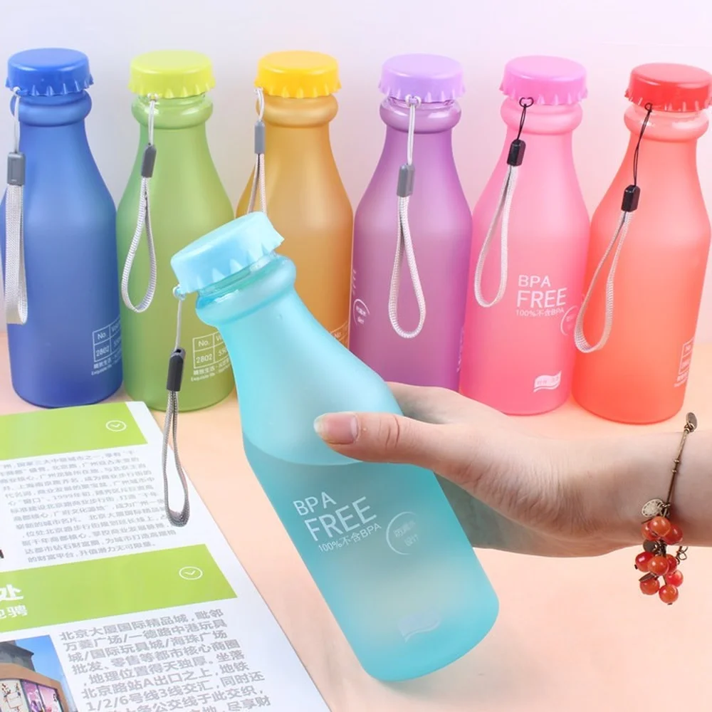 

Cold Travel Water Bottle Plastic Sports Gym Shaker Drink Cups Hot Bicycle Cute Coffee Botella De Agua Kitchen