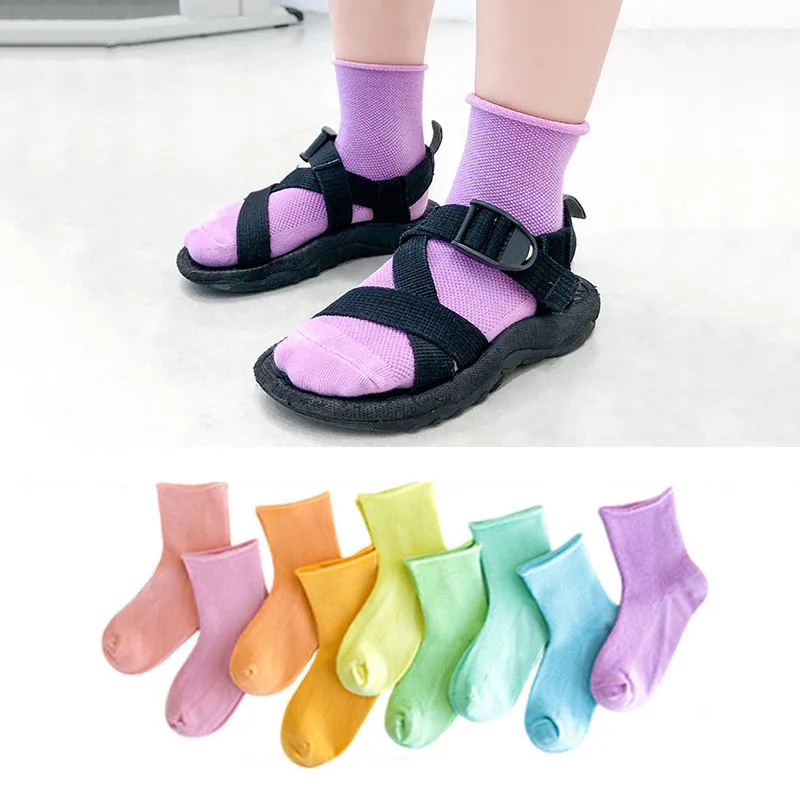 Носки детские в Корейском стиле мягкие школьные японские носки для мальчиков и