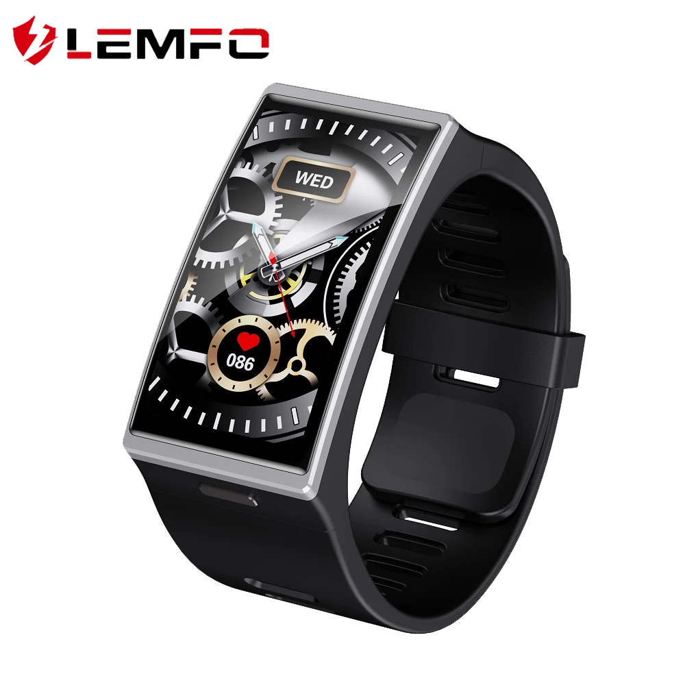

LEMFO DM12 Smart Watch Men 1.9-inch IP68 Waterproof Bluetooth 5.0 Sport Heart Rate Blood oxygen Smart Bracelet for Android IOS