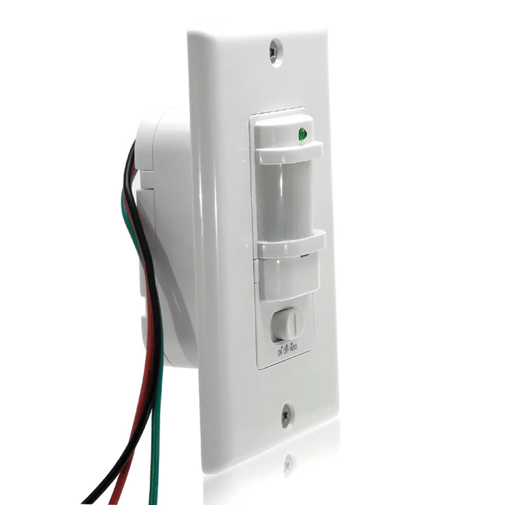 

Time Delay Wall Mount Motion Sensor PIR Infrared Auto On Off Home Accessories Smart Office Light Switch LED Bulbs Security Hotel