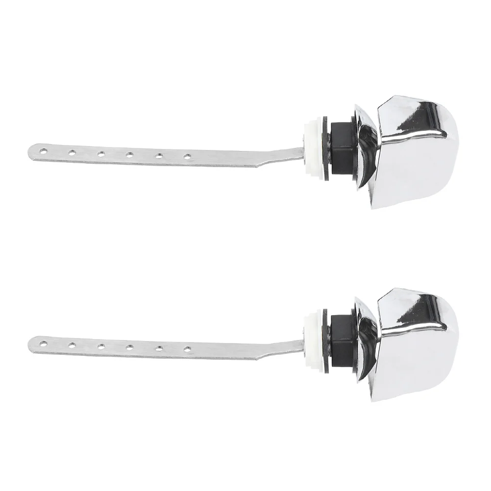 

2pcs Finish Toilet Handle Toilet Handle Parts Tank Lever Replacement