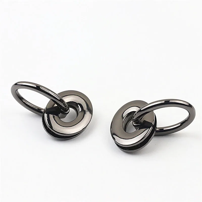 20Pcs 32x47mm Metal O&D Rings Eyelet Buckes Bag Side Clip Clasp Handle Buckle DIY Luggage Handbag Leather Hardware Accessories