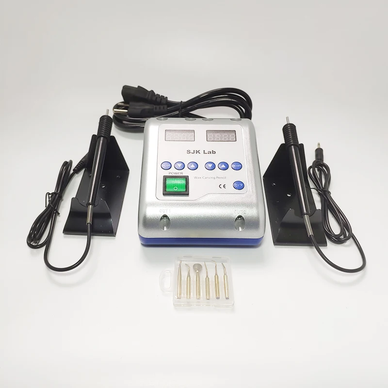 Электрический воск для стоматологической лаборатории нож резьбы двойная ручка 6