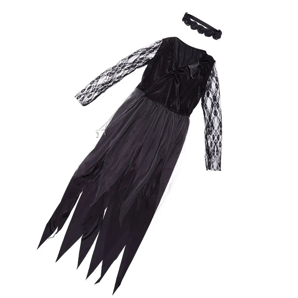 

Halloween Dresses Prom Ball Gown Decorative Party Clothes Clothing Theme Bridal Attire Spandex Costume Bride