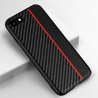 carbon fiber pattern case for iphone se 3 2022 se3 tpu phone protective cover coque for iphone se 2020 fashion