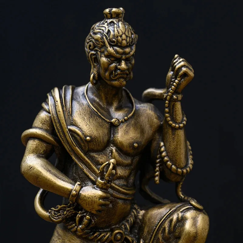 Статуя Fudo Myoo Vajra Dorje ручной работы, защита дзен, ритуальный декор фэн-шуй, подарок (art.: 3920cf59752e2) - 3920cf59752e2