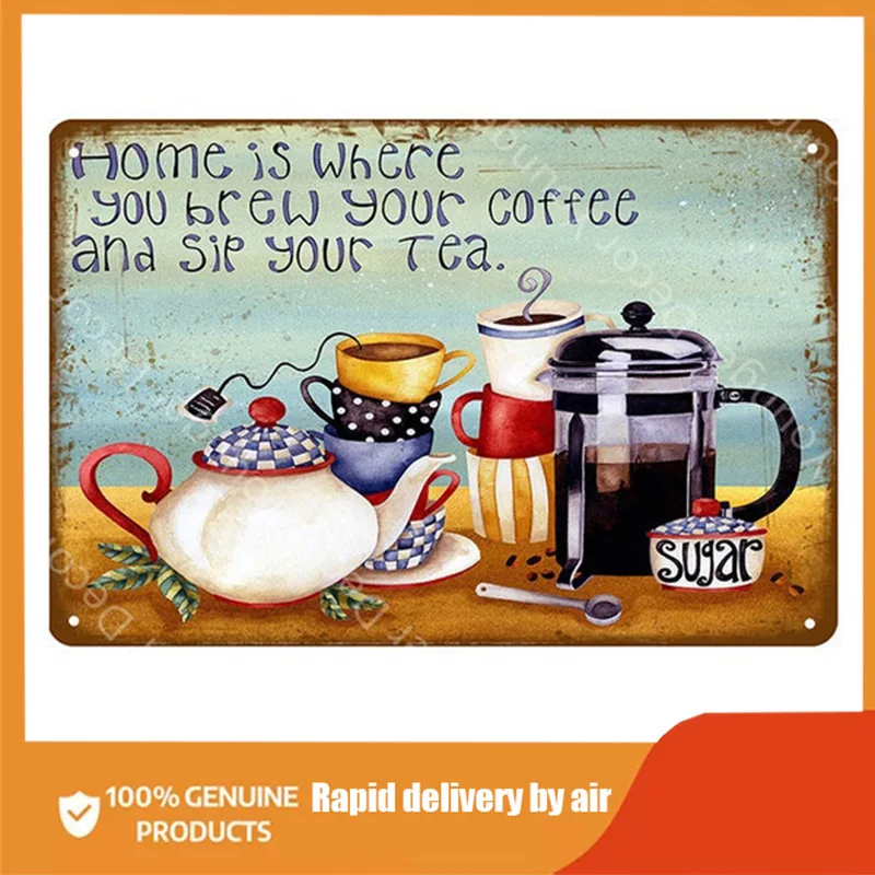 

Классический Итальянский кофе, металлические жестяные знаки, напиток, чай, мокко, фотопластина для бара, наклейка на стену