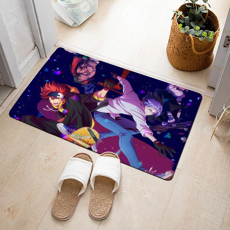 

Floor Mat Bedroom Bathroom Carpet Washable Suede Rug Women Slipper Infinite Skateboard Anime Mat bedside Lounge Rug Room Carpets