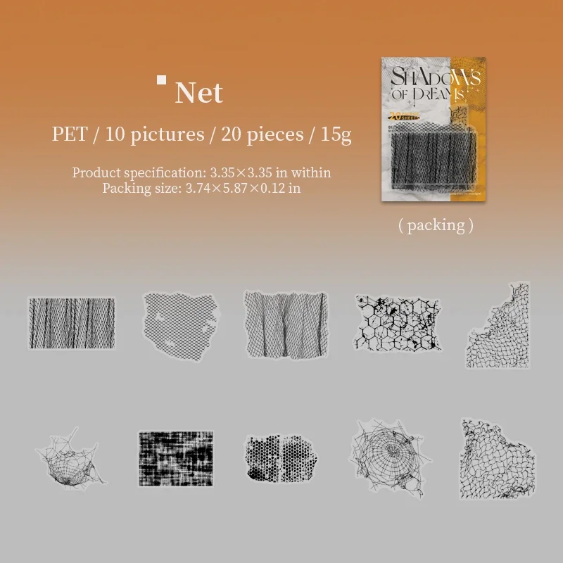 

Набор стикеров Jianwu Dream Silhouette Series