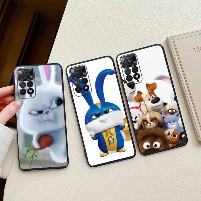 

Secrets Of Rabbit Pet Snowballs Bunny Lifes Phone Case For Redmi Note 11E 11S 11 10 9 Pro 9A K20 K30 K40 Soft Silicone Cover