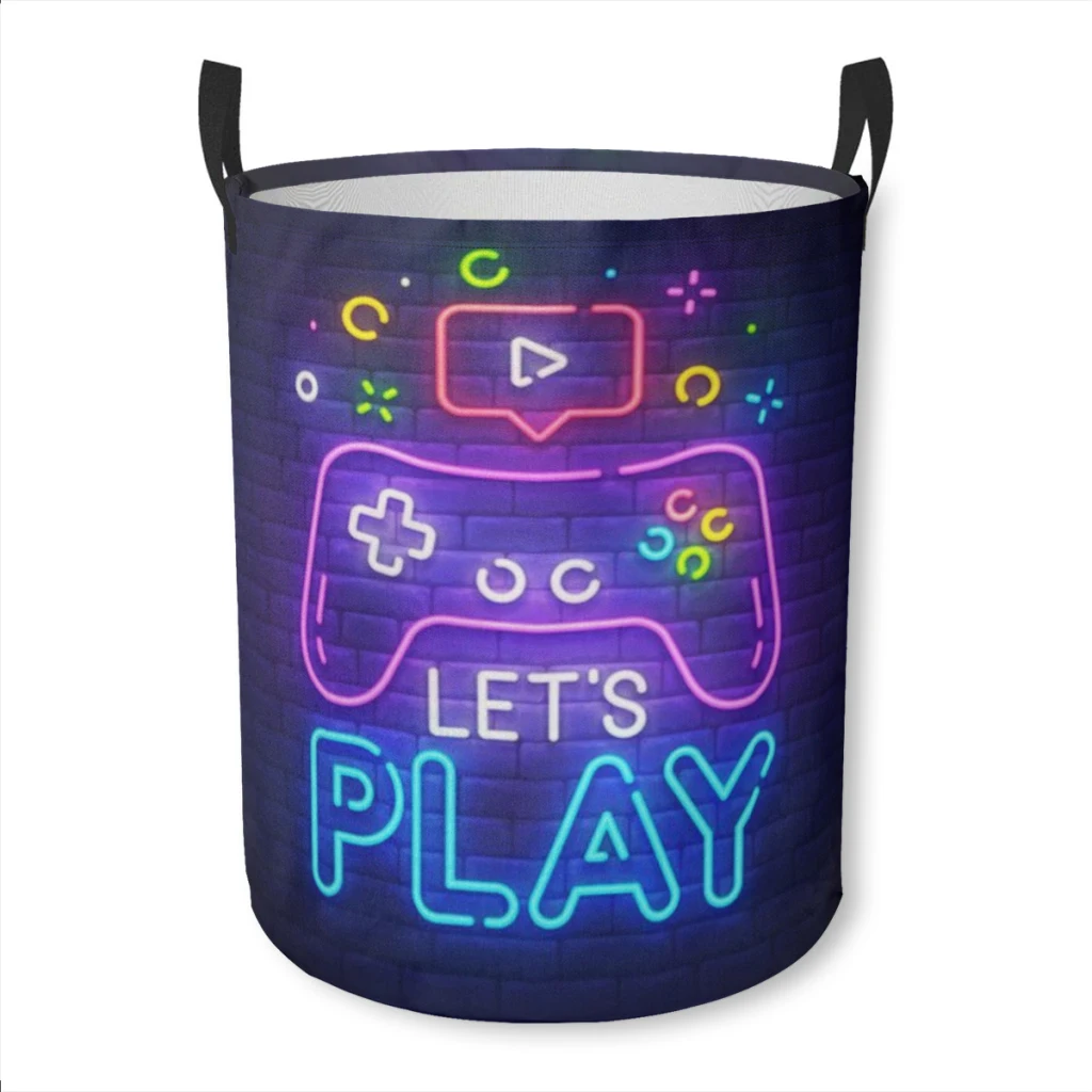 Корзина для грязного белья органайзер одежды складное ведро хранения