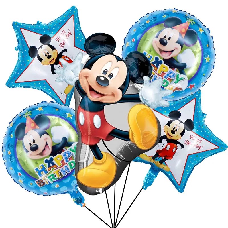 Дисней Микки Маус для мальчиков украшение дня рождения одноразовая посуда