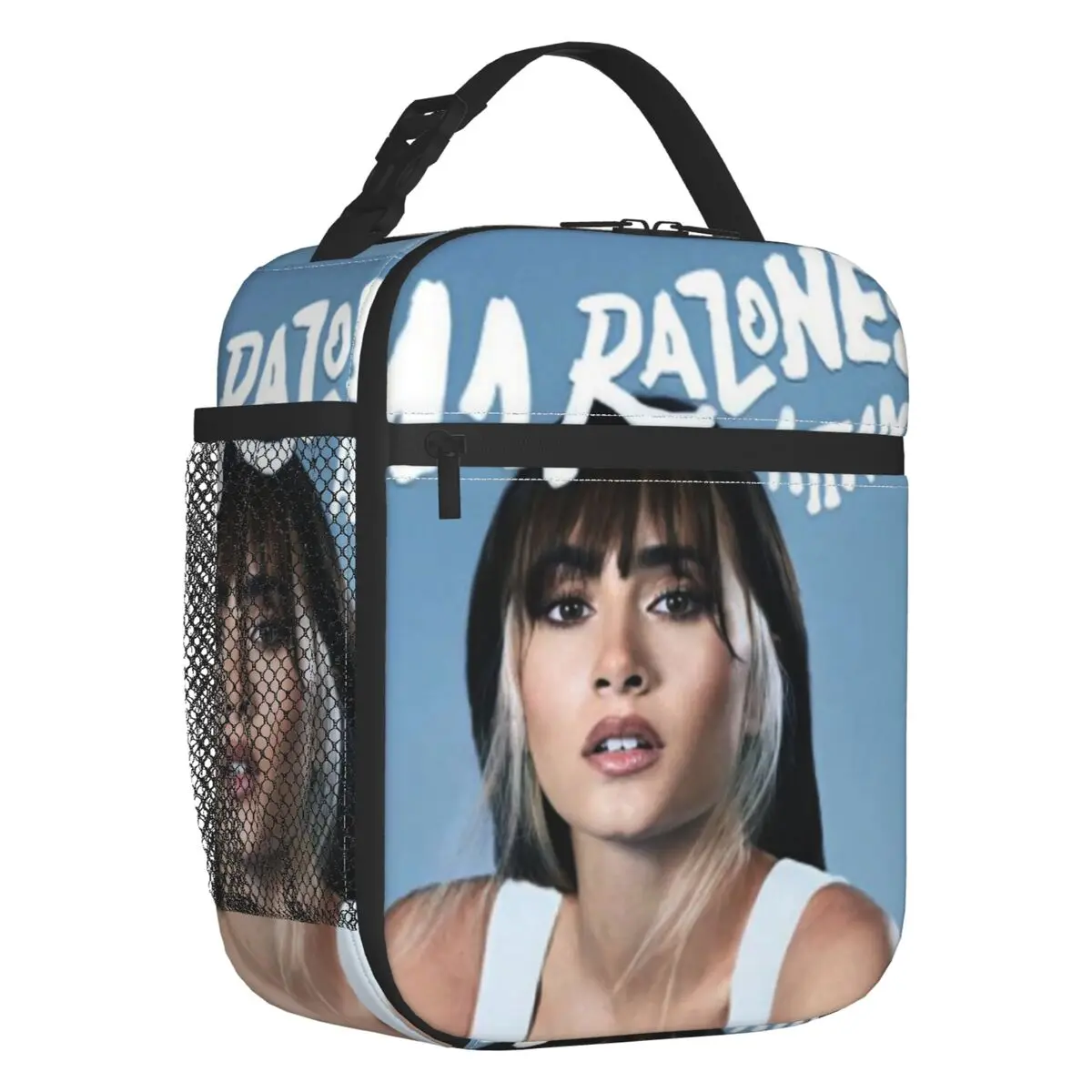 

Aitana Arizones Thermal Insulated Lunch Bag Spanish Singer Resuable Lunch Container for Outdoor Camping Travel Food Box