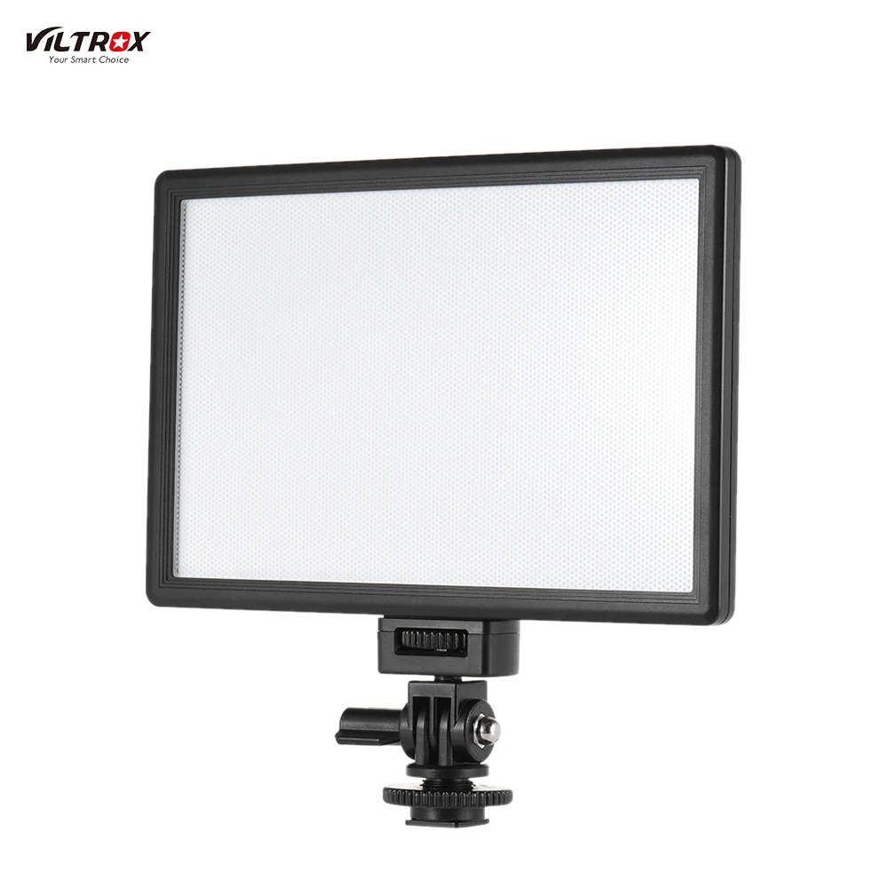 Фото Новый профессиональный светодиодный светильник Viltrox L116T, ультратонкий двухцветный ЖК-дисплей с регулируемой яркостью, мини-панель для студийной зеркальной лампы для показа живой камеры №1