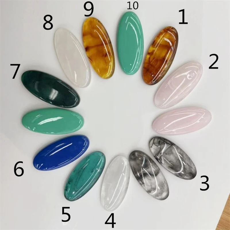 100pcs/lot new creative resin beads acrylic acetic acid charm connectors for diy earrings hairclip jewelry making accessories