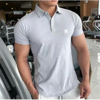 high quality short sleeved tee golf clothing mens shirt sports leisure summer curved hem pure cotton breathability golf t shirt