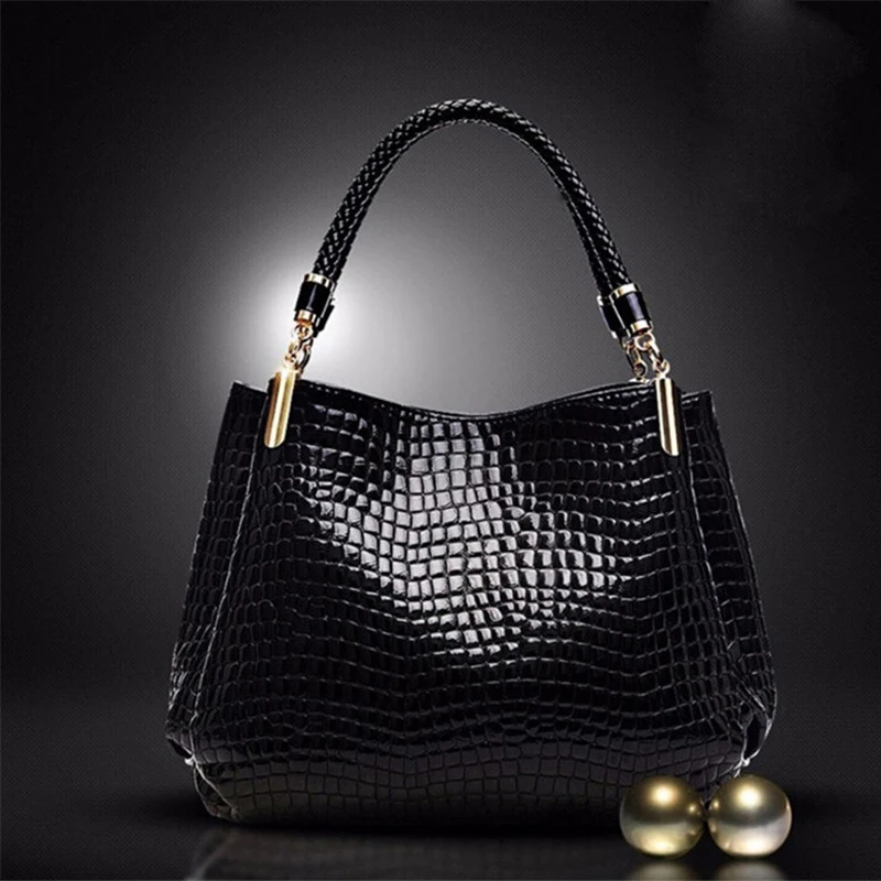 

Women Crocodile Pu Leather Messenger Bags Large Capacity Women Bags Handbags Ladies Casual Totes Satchel Women Shoulder Bag