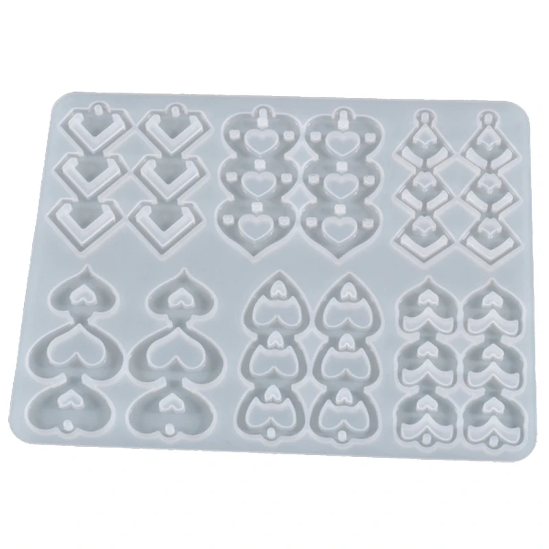 

Geometry Pendant Mold DIY Epoxy Resin Earrings Silicone Mold Fashion Jewelry Resin Craft Mould Silicone Molds Craft