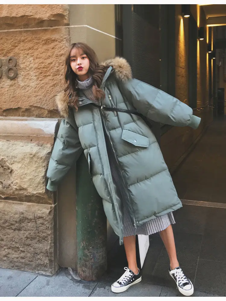 Parka Autumn Winter Jacket Women Clothes Vintage Warm Coat Female Thick Long Parkas Oversized Women's Down Cotton Warm Jacket