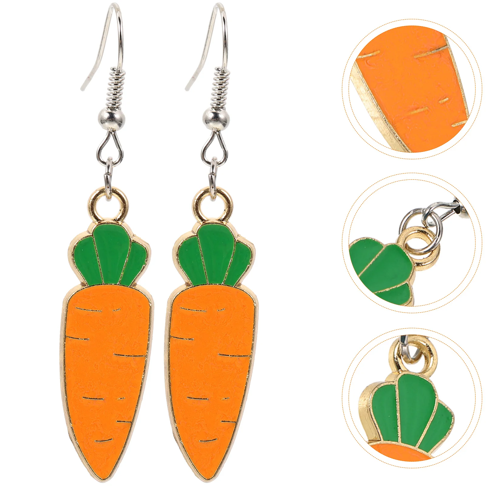 Серьги-морковки модные украшения для женщин висячие серьги-гвоздики уникальный