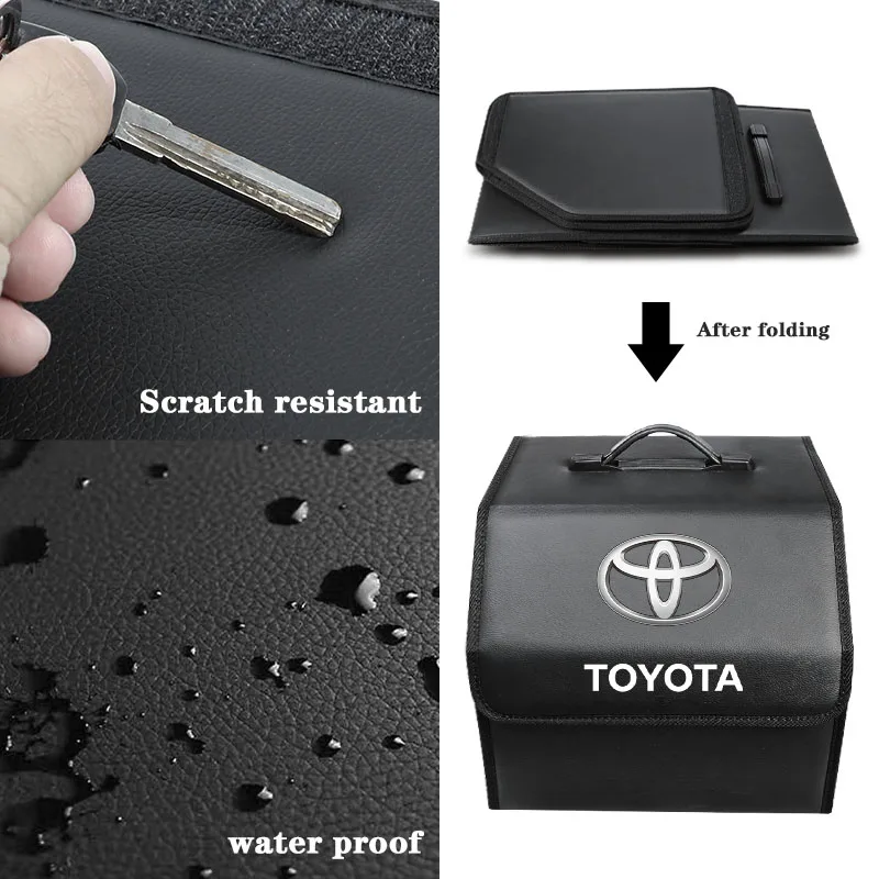 Автомобильный багажник коробка для хранения складной органайзер сумка Toyota Corolla
