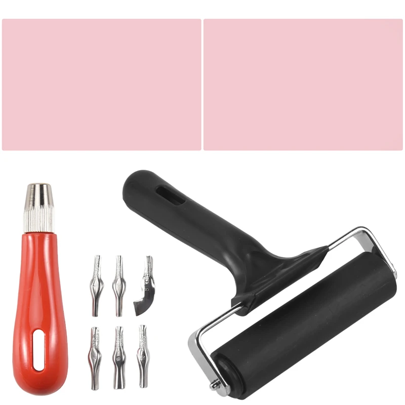 Набор для изготовления резиновых штампов набор инструментов печати блоков резак