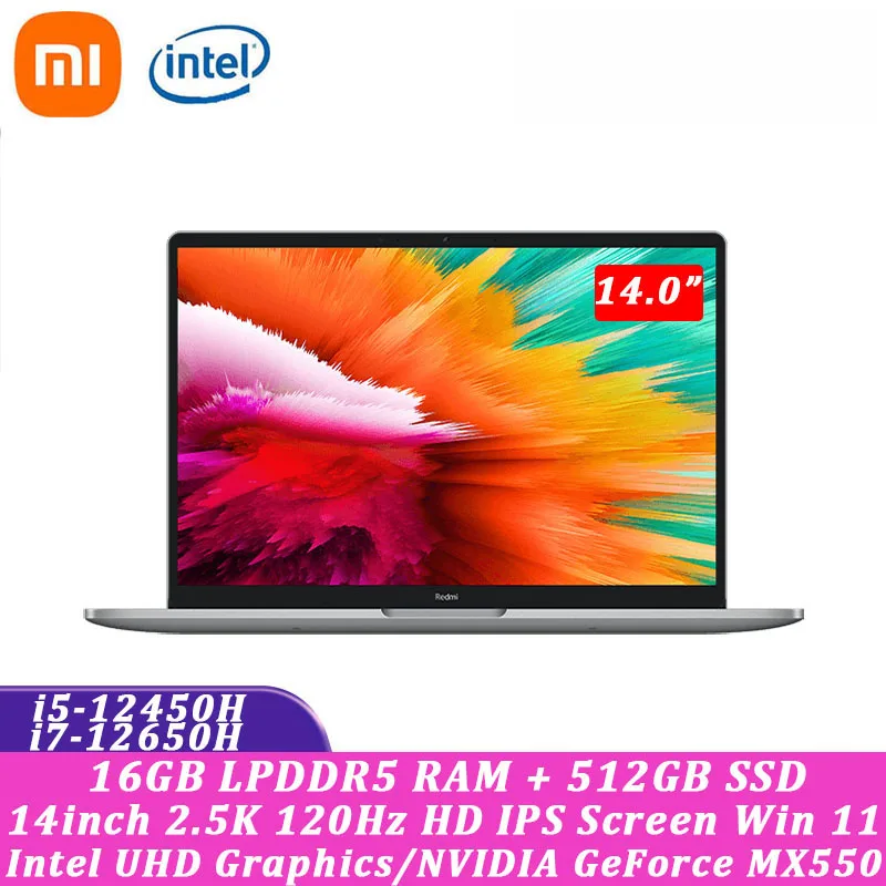 Ноутбук Xiaomi RedmiBook Pro 14 новый ноутбук 2022 дюйма искусственная кожа/искусственная