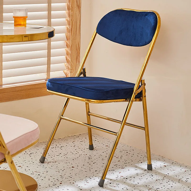 

Retro Dinning Chair Backrest Folding Chair For Home Corduroy Chair Chaise Chaises Salle Manger Стулья Для Кухни Кресло كرسي