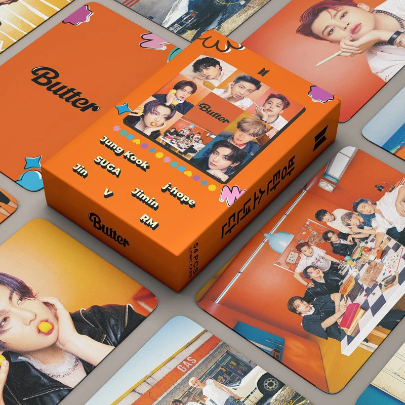 

55pcs/Set Kpop Streu Kinder Album Lomo Photocards Butter Peach Ver Karte Straykids 2022 Postkarte Fans Geschenk