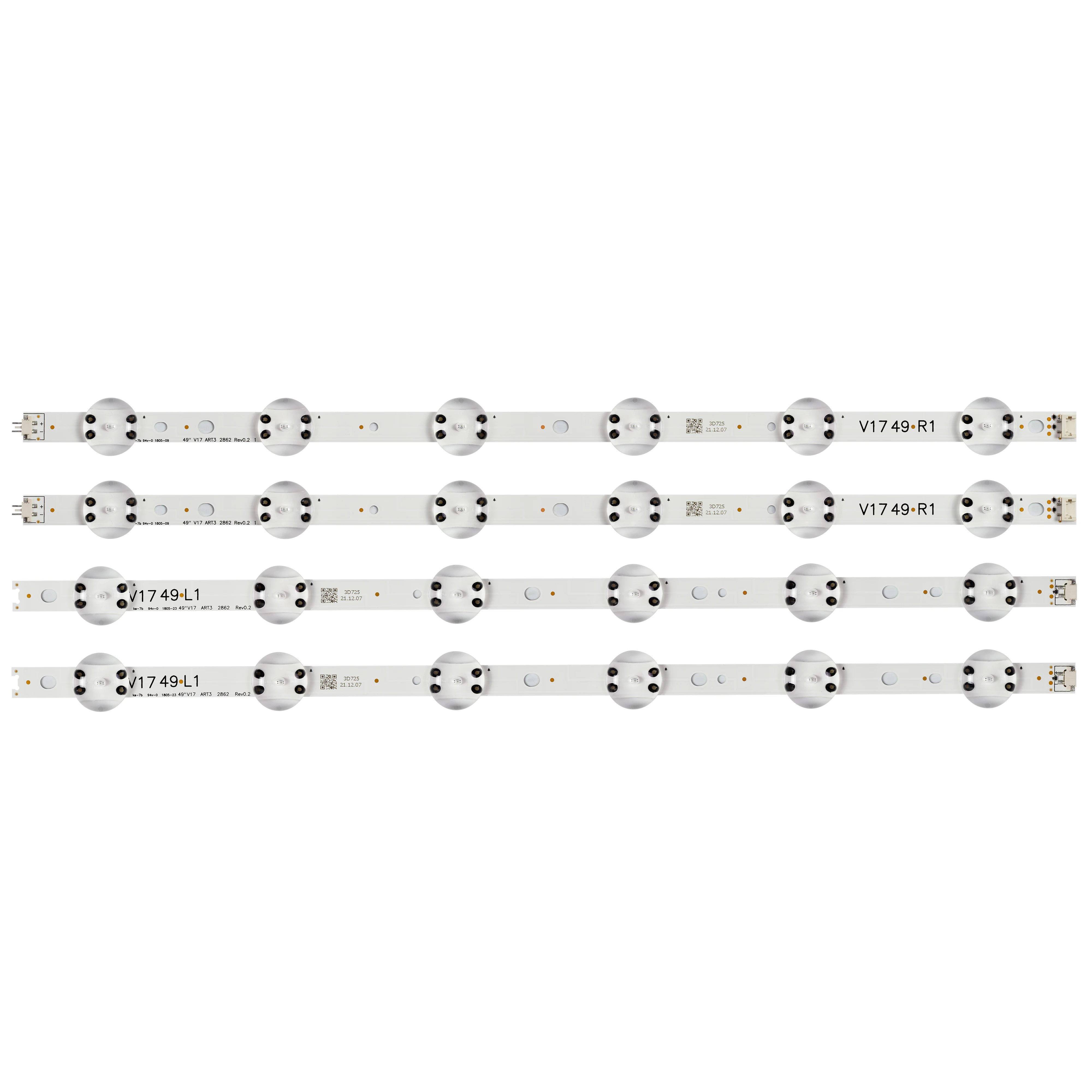 Фото Лента светодиодной подсветки для 49UV340C 49UJ6565 49UJ670V 49LV340C-UB LC490DGG V17 49 L1 49 