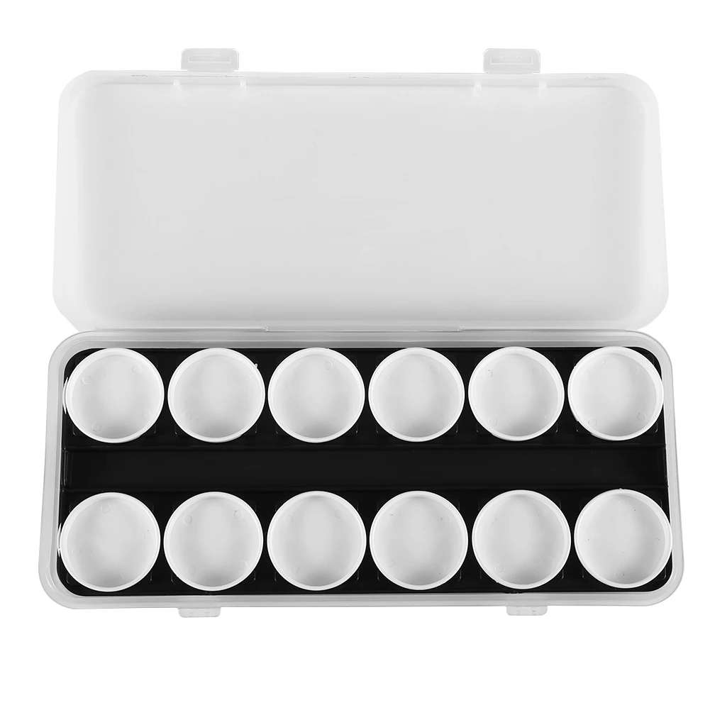 

Nail Art Polish Watercolor Color Dish Palette Paniting Tool Accessory With Box