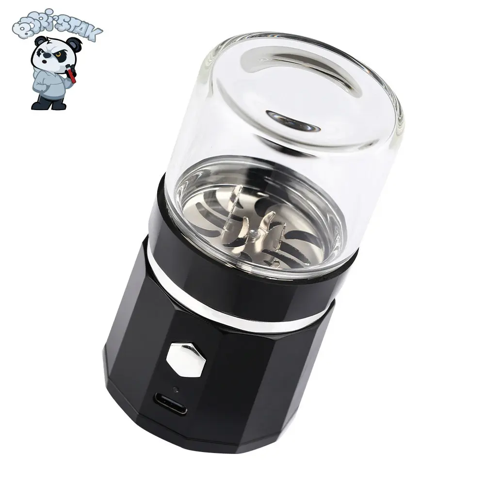 

BORISTAK High Qulity LTQ Electric Herb Grinder Stainless Steel Tobacco Crusher for Smoking Grass Cutter Accessories Men‘s Gifts