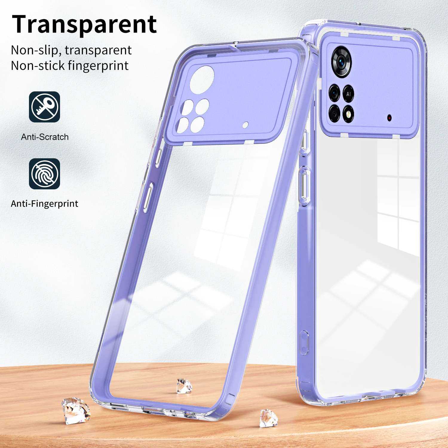 

3 IN 1 Frame Clear Case for Xiaomi POCO X4 Pro 5G Soft Silicone Hard Luxury Armor Shockproof Phone Cover Mi POCOX4Pro POCO X4Pro