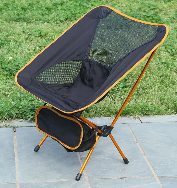

Outdoor Portable Camping Chair Oxford Cloth Folding Camping Seat for Fishing BBQ Festival Picnic Beach Ultralight Chaire