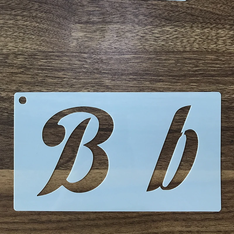 40 шт. многоразовые трафареты букв цифры рукоделие Алфавит ранняя картина на