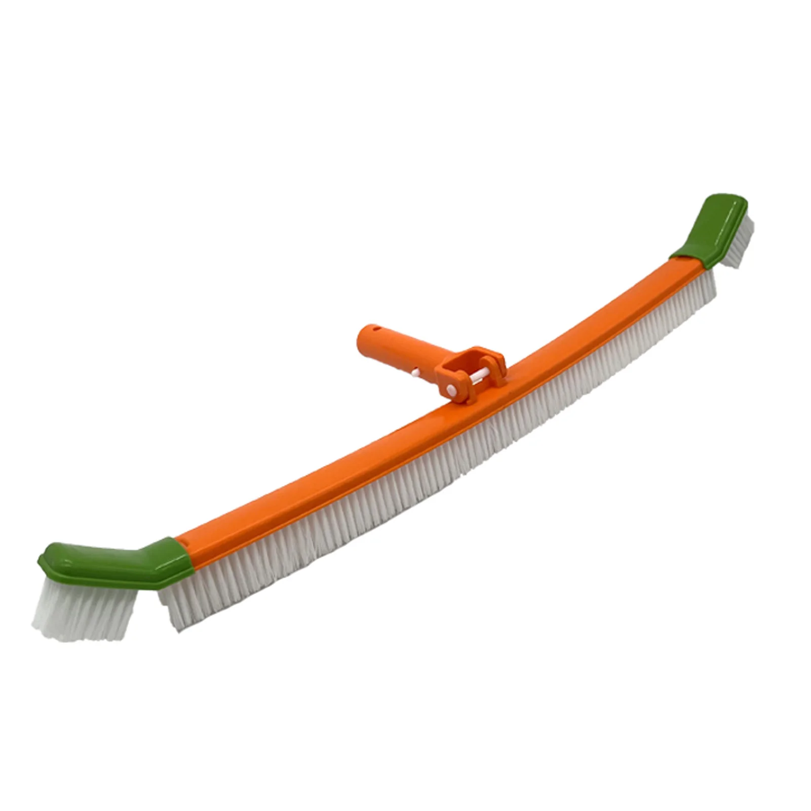 

Pool Cleaning Brush Heavy-Duty Brush Head 24in Pool Wall Brushes With Corner Brush Cleaning Swimming Pool Tiles Floors Steps No