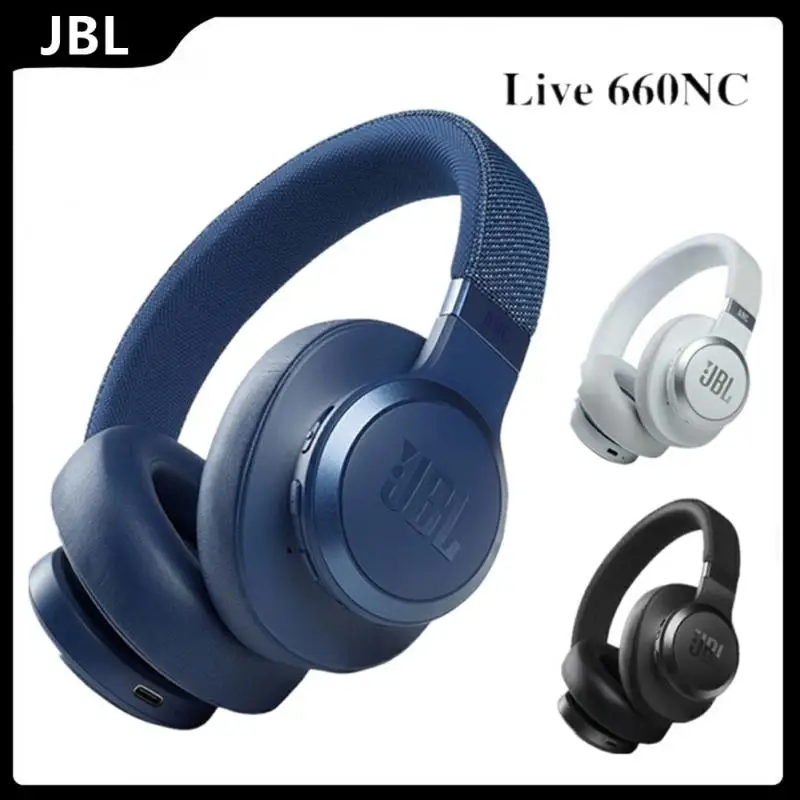 JBL LIVE 660NC Headphones Bluetooth Earphones Active Noise Cancelling Wireless Headphones Deep Bass Sound Headset With Mic