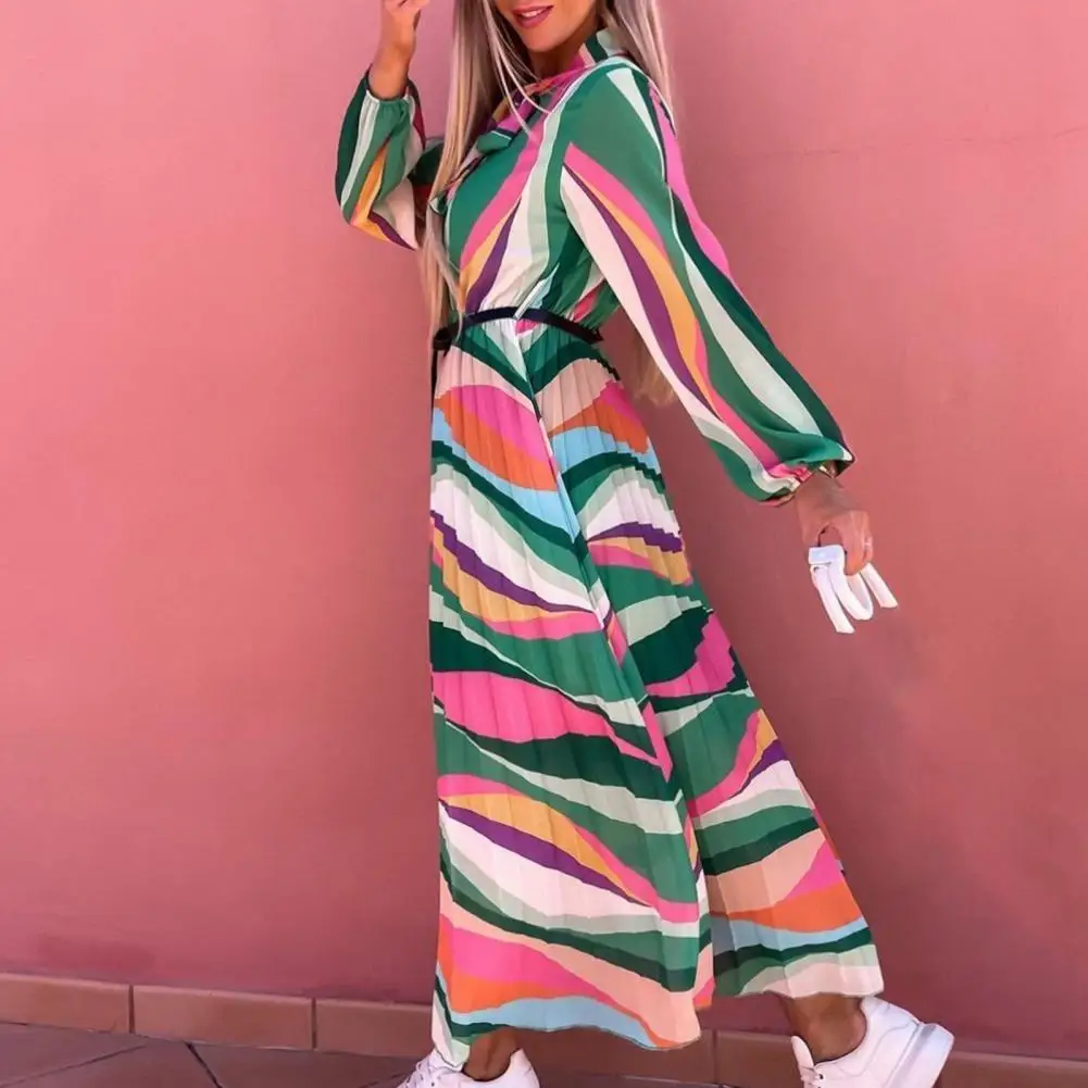 

Chic Women Dress Pullover Spring Summer Dress Long Sleeve Casual Dress