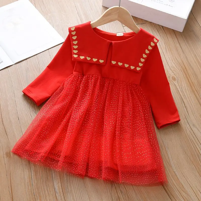 Купи Spring and Autumn Infant Baby Girls Dress New Children's Long Sleeve Dress Fashionable Girl Baby Princess Dress Autumn Clothing за 479 рублей в магазине AliExpress