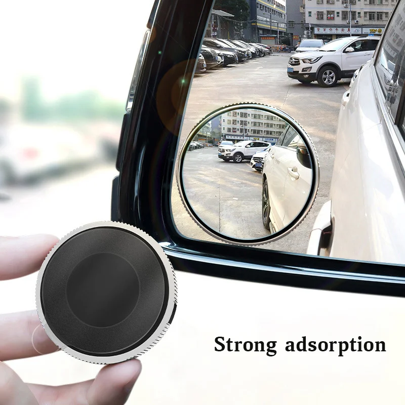 2 шт. выпуклая широкоугольная оправа для зеркала заднего вида с регулировкой на 360